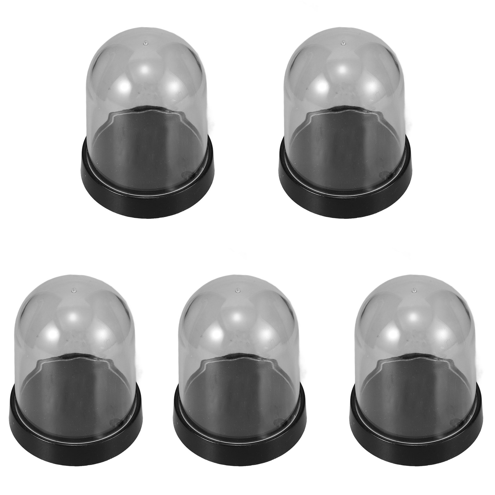 Plastic Dome Clear - 5 Set Kotak Pajangan Kubah Plastik