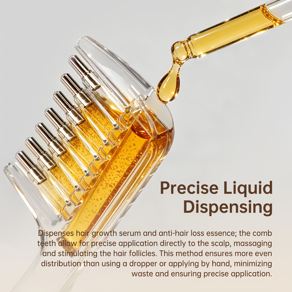 Root Stimulator Liquid - Sisir Aplikator Cairan Transparan Portabel untuk
