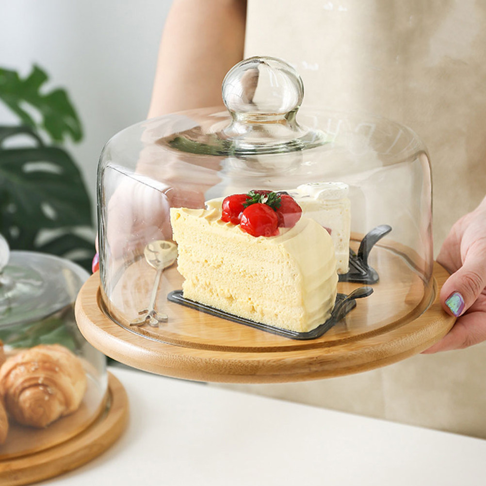 Plastic Dome Clear - Penutup Kue Kaca 18Cm, Tutup Pelindung