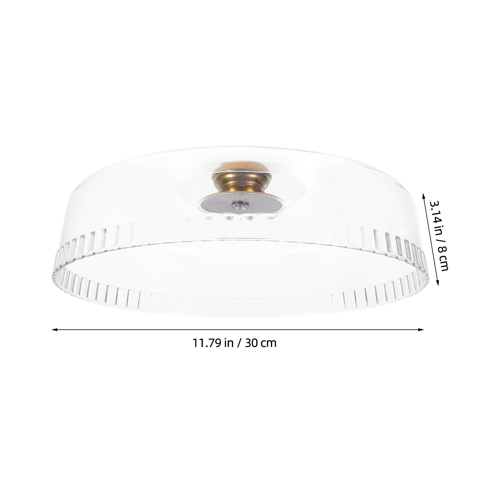 Penutup Kue Akrilik Transparan - Plastic Dome Clear ulasan dan harga