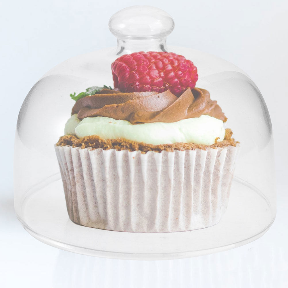 2Pcs Penutup Kue Transparan, K - Plastic Dome Clear ulasan dan harga