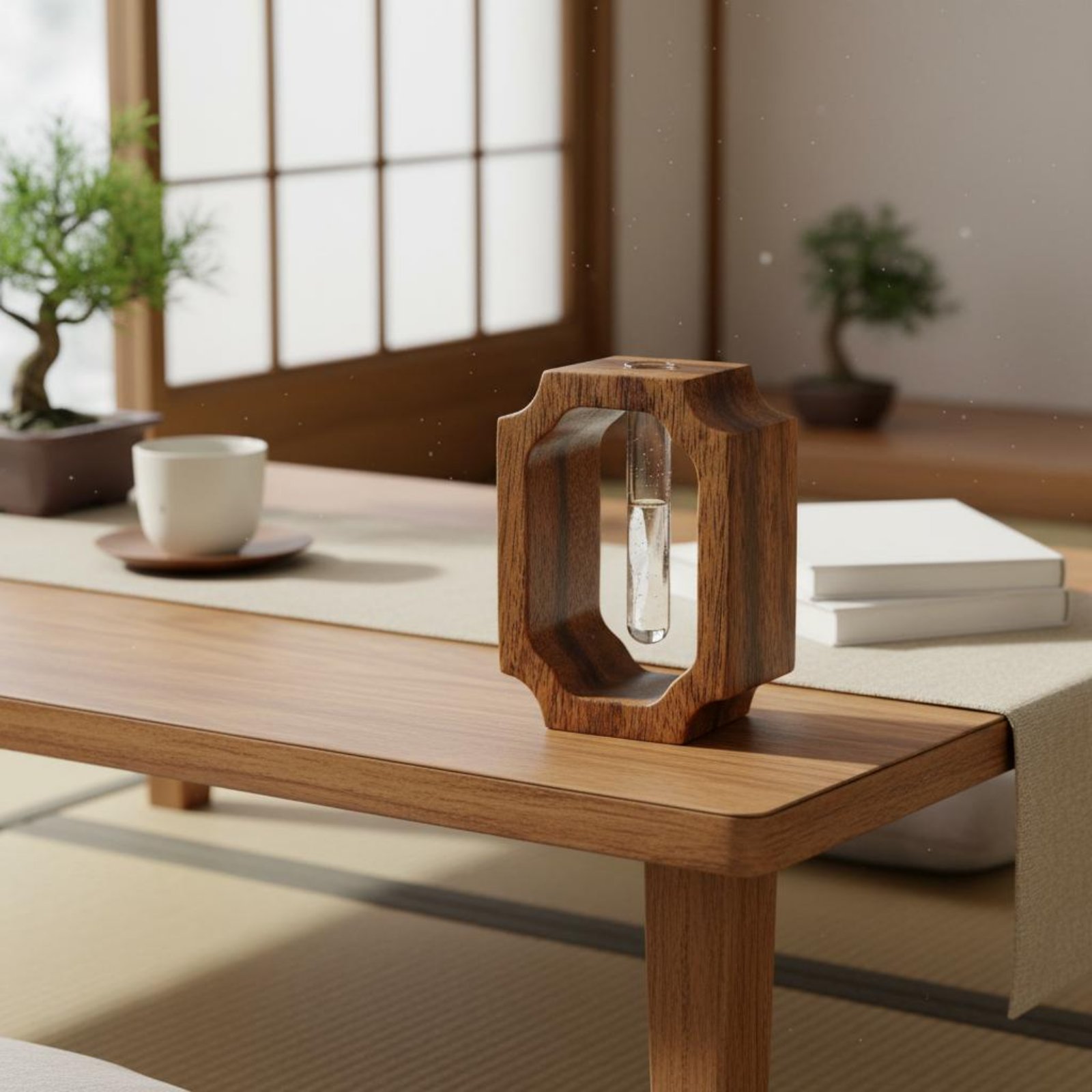Vas Kayu Walnut Mudah Dibersih - Propagation Station Vase ulasan dan harga