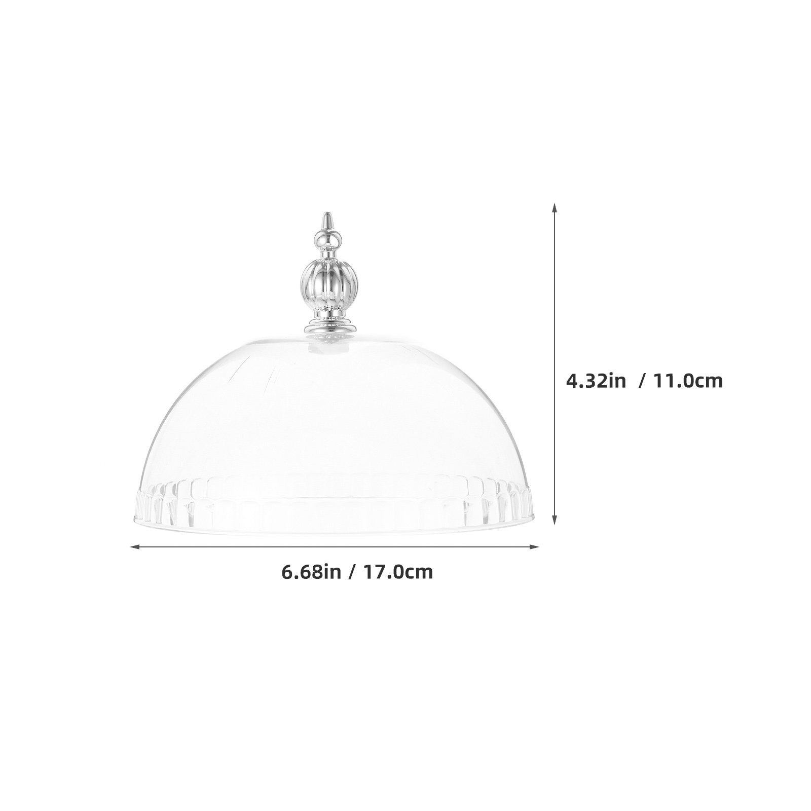 Penutup Kue Plastik 6,8 Inci,  - Plastic Dome Clear ulasan dan harga