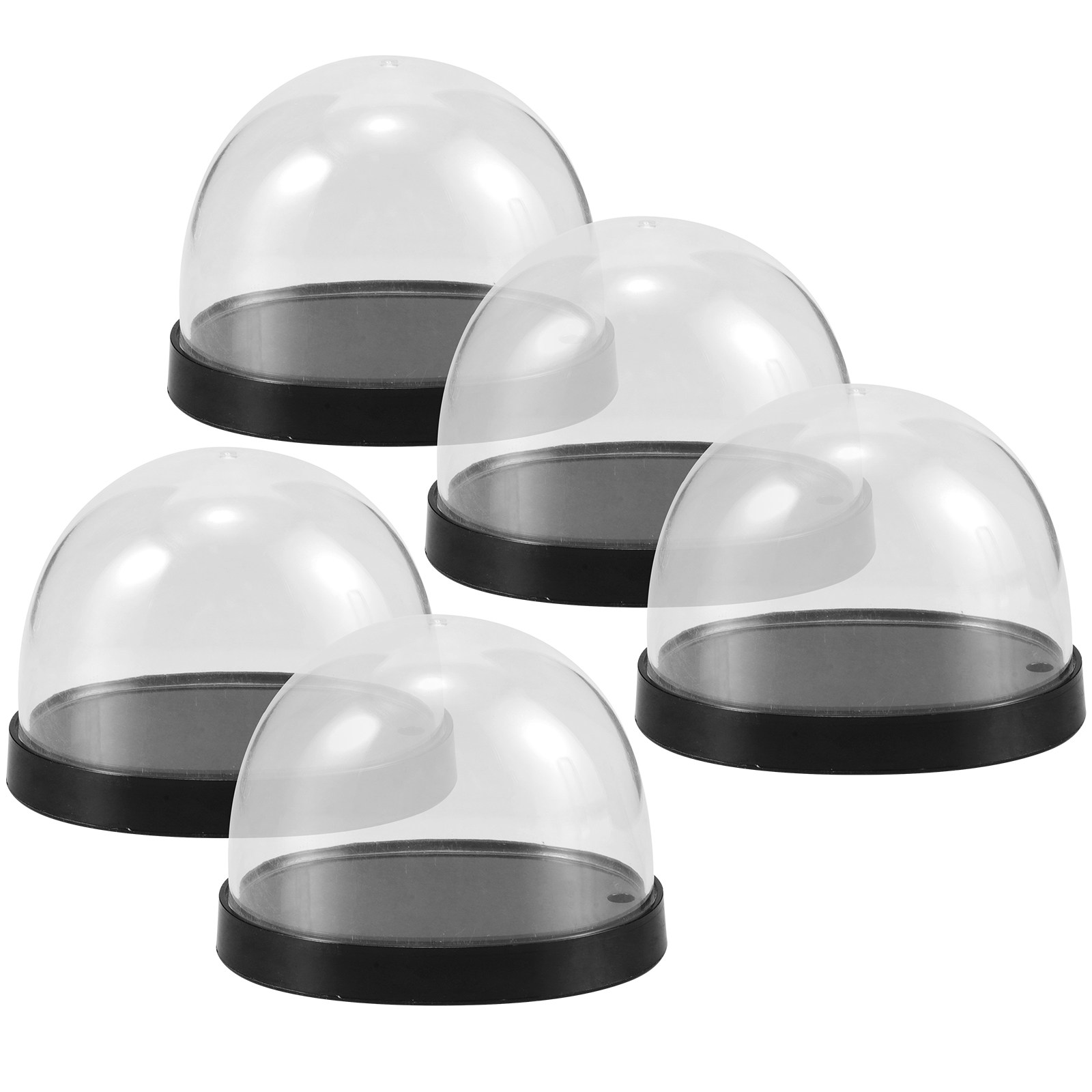 5 Set Kubah Kaca Transparan, K - Plastic Dome Clear ulasan dan harga