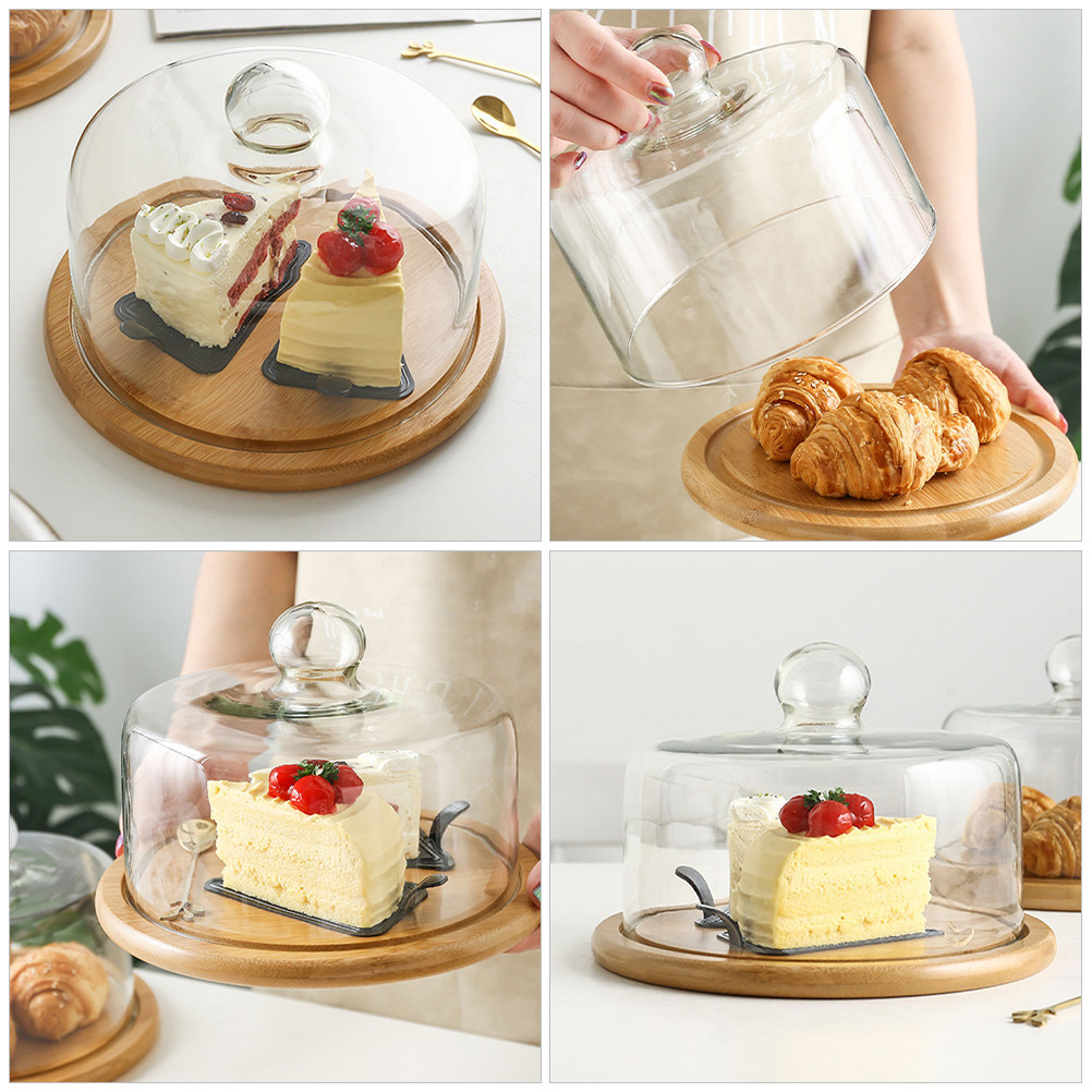 Penutup Kue Kaca 18Cm, Tutup P - Plastic Dome Clear ulasan dan harga